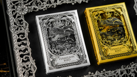 Vermilion Bird Playing Cards by ARK Black Gold Box Set Playing Cards by Ark Playing Cards