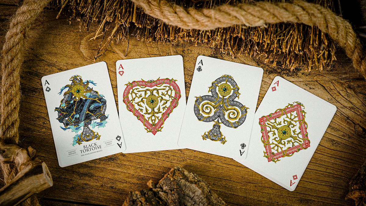 Black Tortoise Standard Edition Playing Cards Playing Cards by Ark Playing Cards