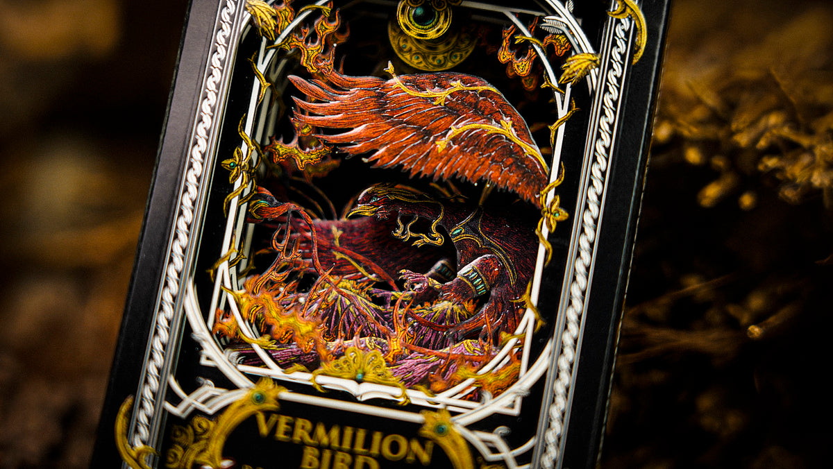 Vermilion Bird Playing Cards Playing Cards by Ark Playing Cards