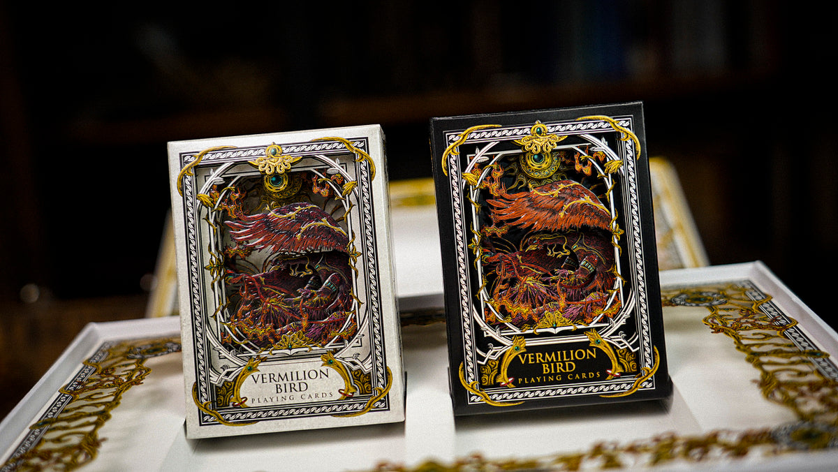 Vermilion Bird Playing Cards Playing Cards by Ark Playing Cards