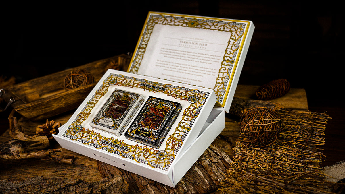 Vermilion Bird Playing Cards Playing Cards by Ark Playing Cards