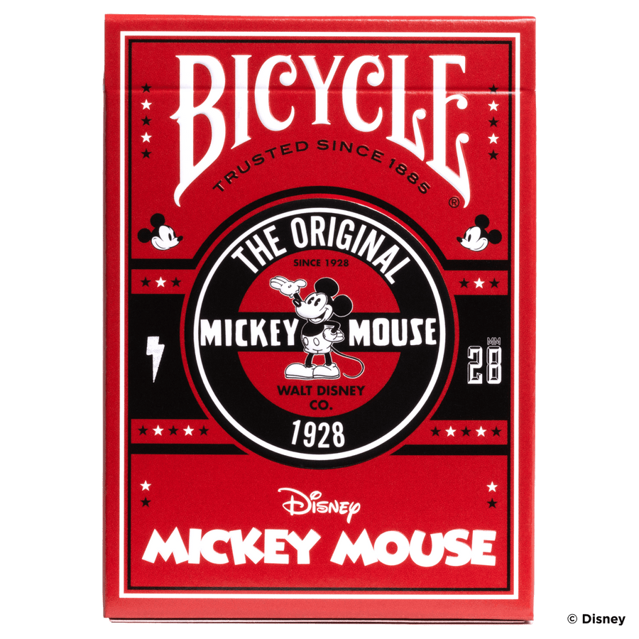 Bicycle Mickey Mouse Playing Cards Classic Edition Playing Cards by Bicycle Playing Cards