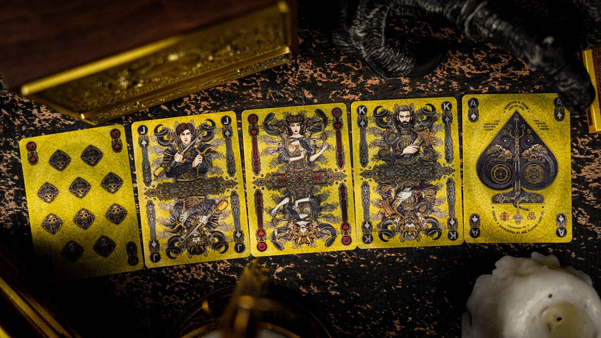 Devildom Walnut Playing Cards Playing Cards by Ark Playing Cards