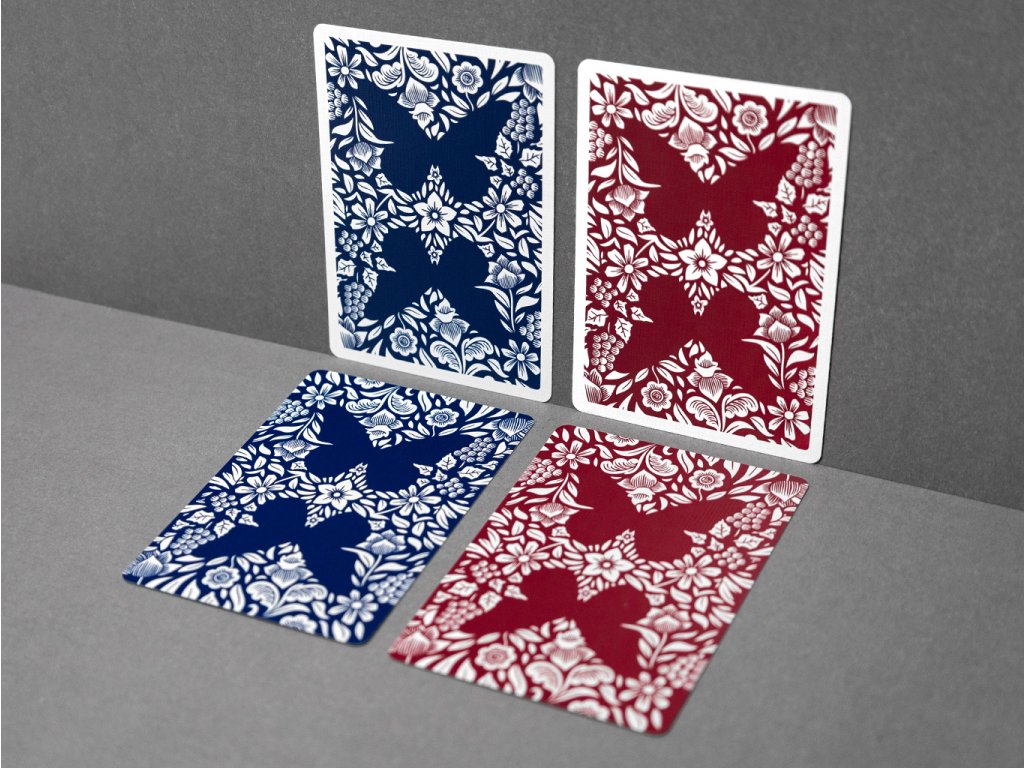 Butterfly Playing Cards Workers Edition Gaff Deck – Rare