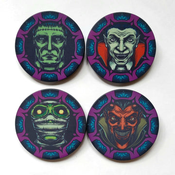 Halloween Poker Chips Playing Cards by RarePlayingCards.com