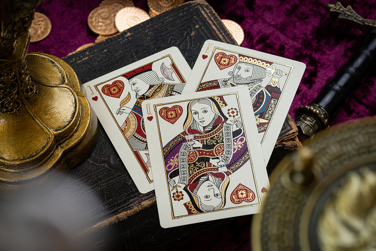 The Successor Monarch White Playing Cards Playing Cards by The Gentleman Wake