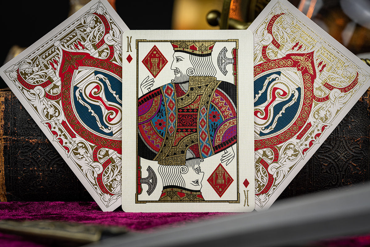 The Successor Monarch White Playing Cards Playing Cards by The Gentleman Wake