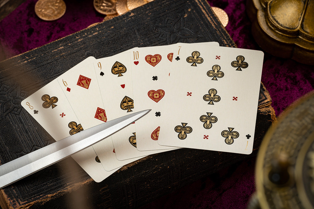 The Successor Monarch White Playing Cards Playing Cards by The Gentleman Wake