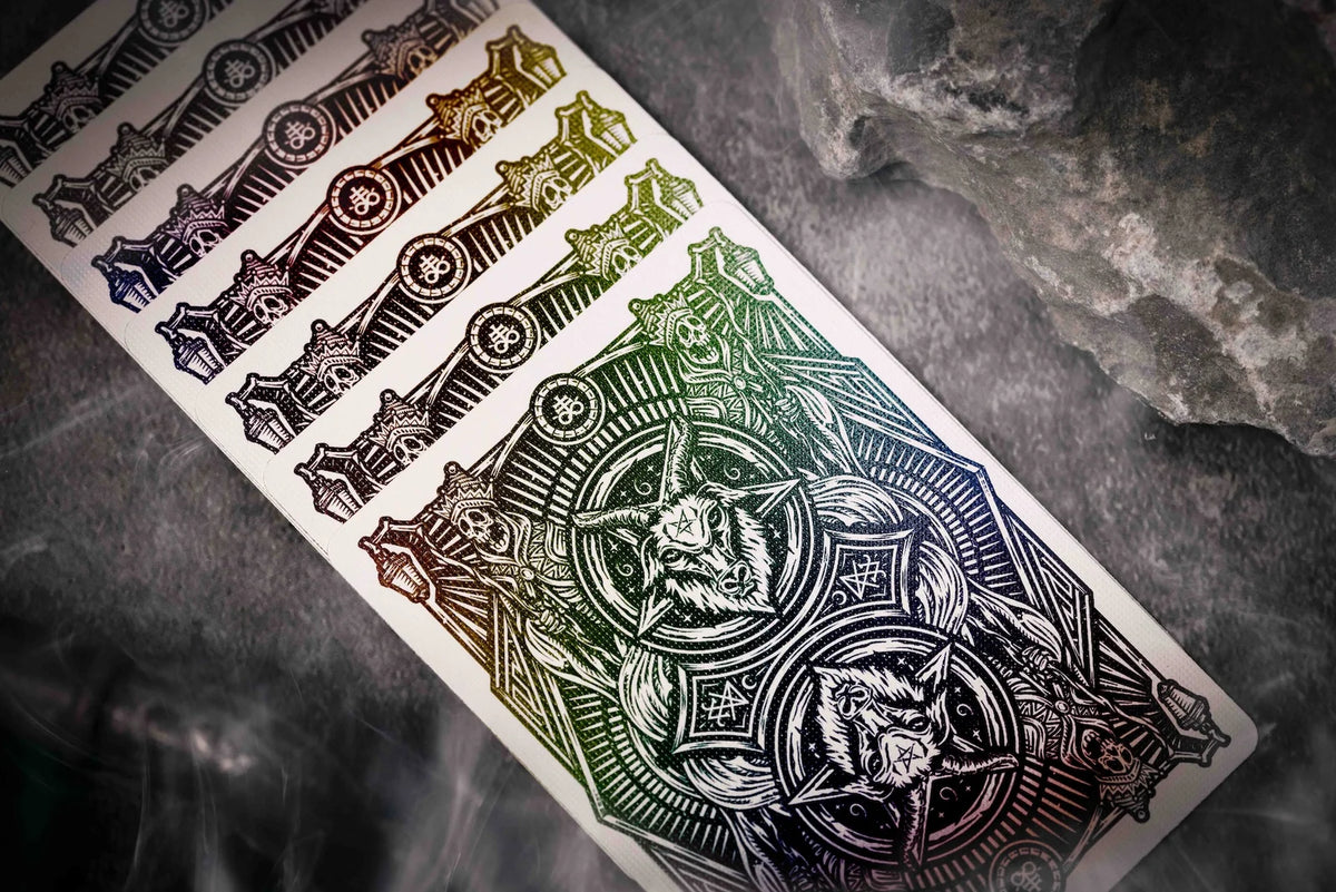 666 Obsidian Playing Cards