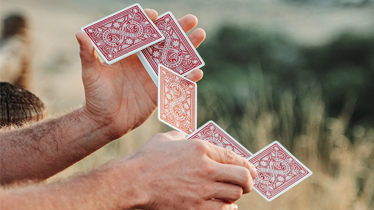 Red Drifters Playing Cards Playing Cards by Dan & Dave