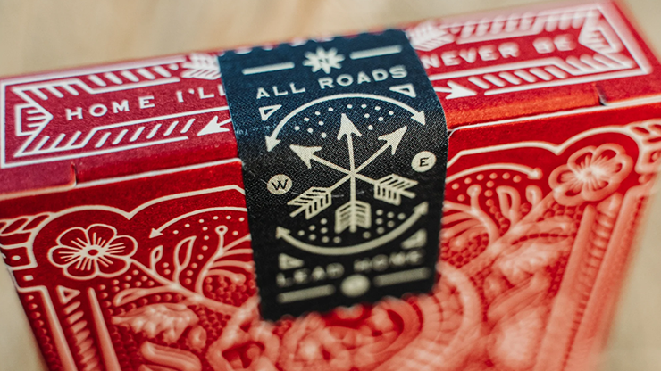 Red Drifters Playing Cards Playing Cards by Dan & Dave