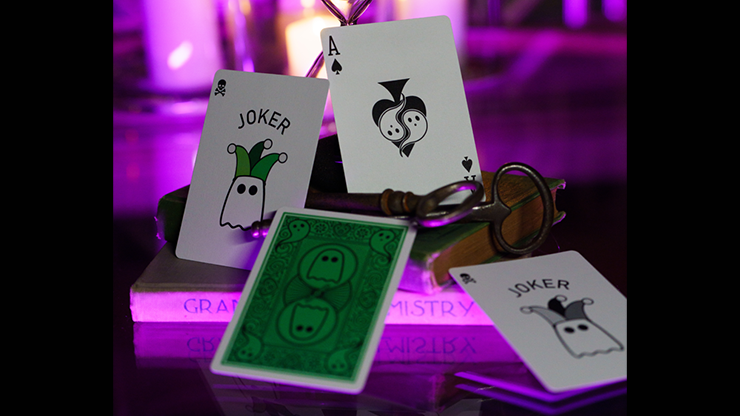 Bicycle Boo Back Playing Cards - Green Edition