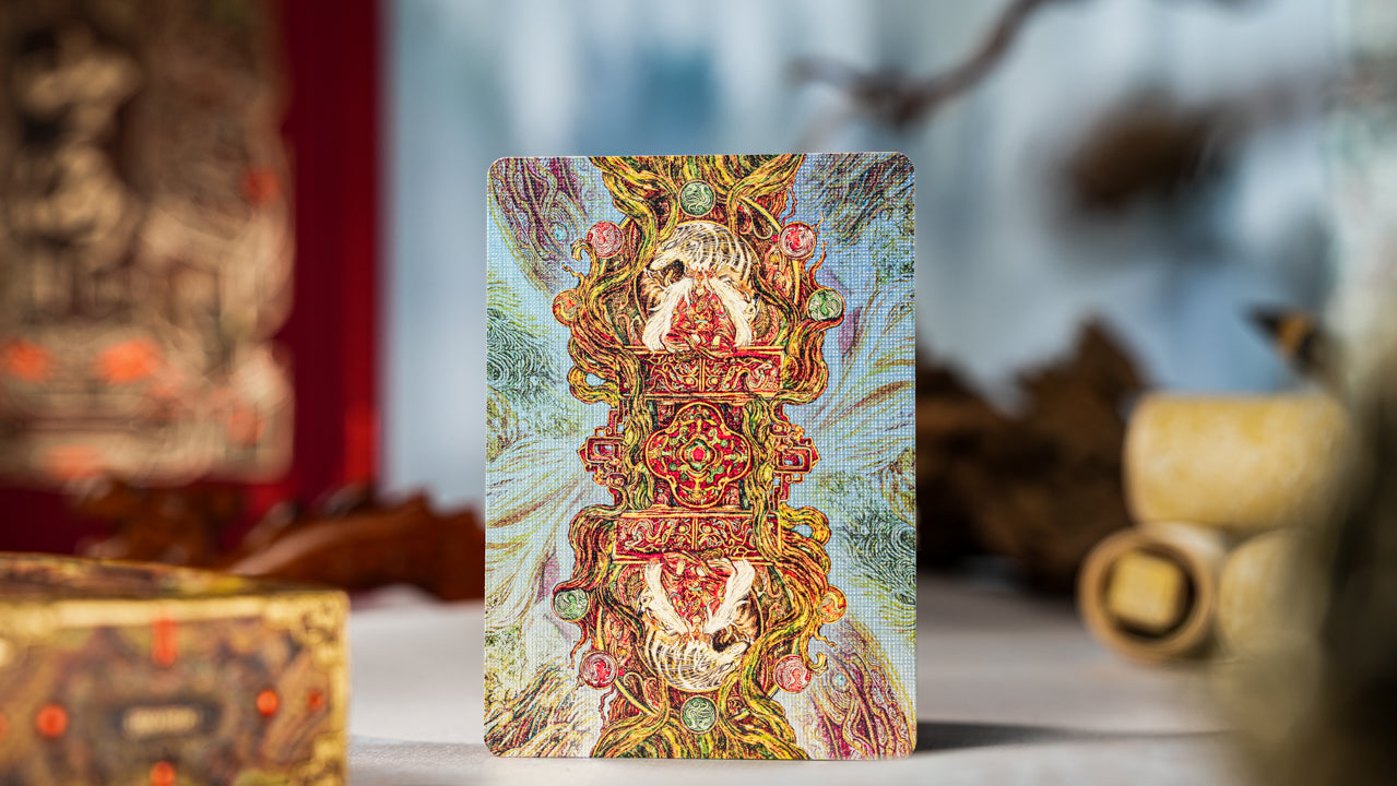 Red Shanhai Artist Box Set from Ark Playing Cards