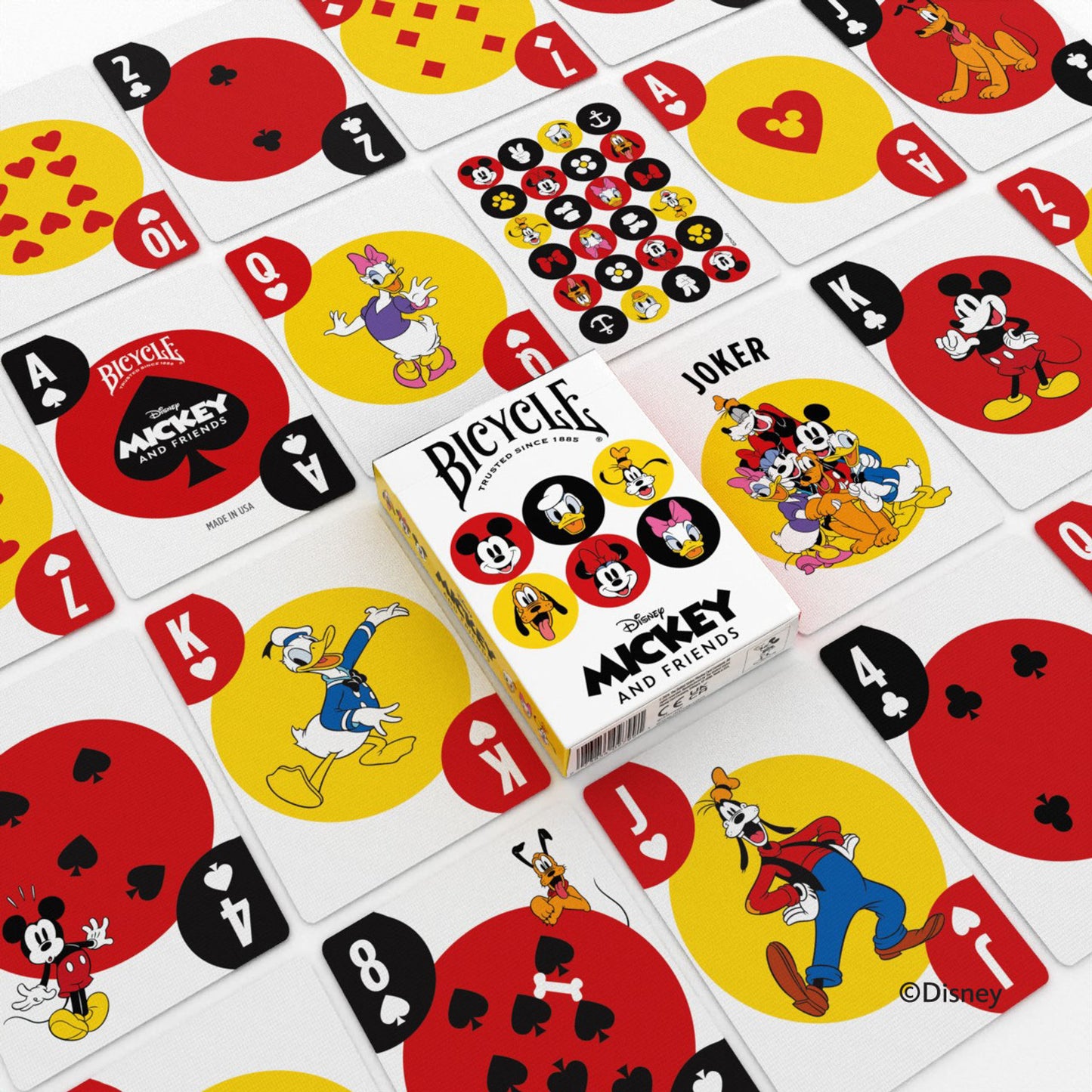 Bicycle Mickey and Friends Playing Cards