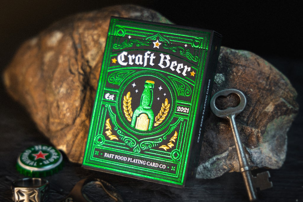 Beer Playing Cards Playing Cards by Fast Food Playing Card Company