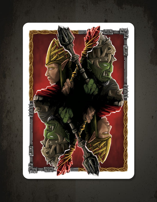 Bicycle Elves & Orcs Playing Cards - Printed in 2013