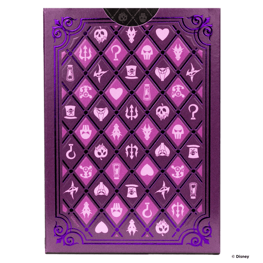 Bicycle Disney Villains by US Playing Card Co - Purple Playing Cards by Bicycle Playing Cards