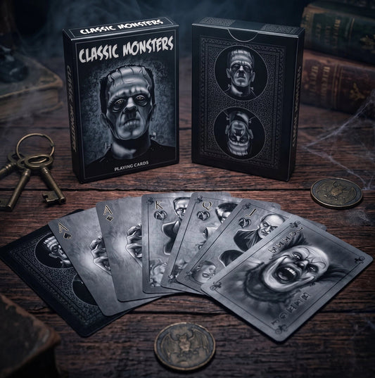 Classic Monsters Playing Cards