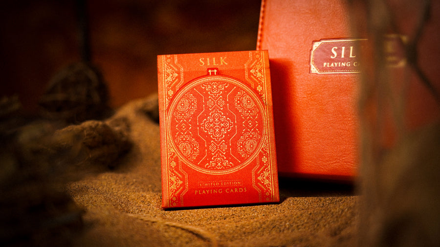 Silk Luxury Leather Boxset Playing Cards by Ark Playing Cards