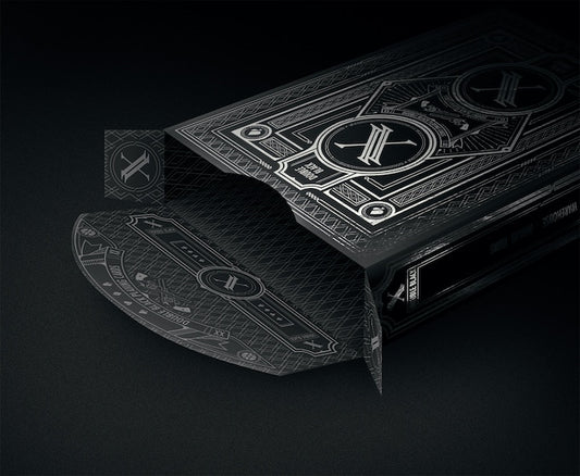 Double Black (Unbranded) Classic Edition Playing Cards by Blackout Brother