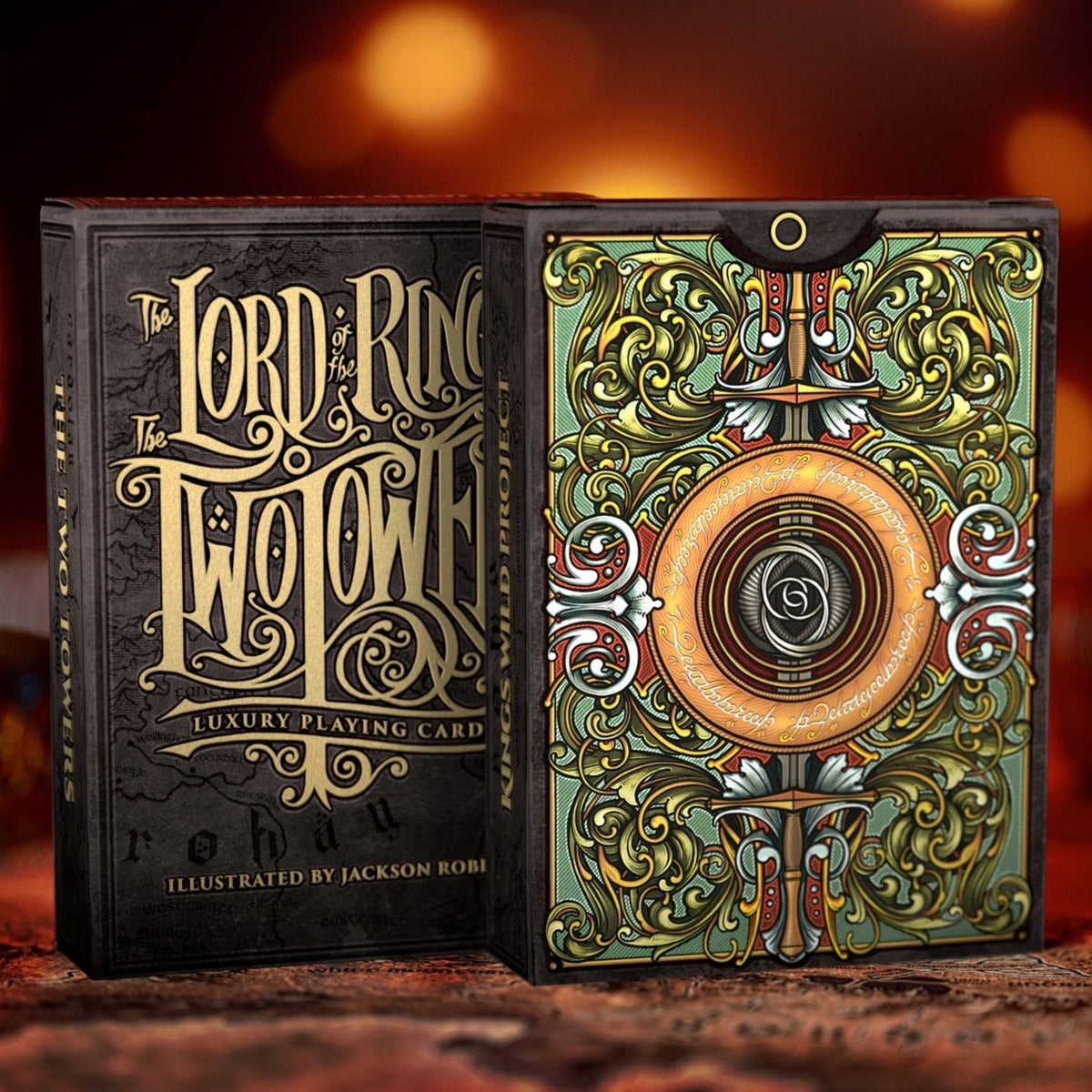 Gilded Two Towers Playing Cards Playing Cards by Kings Wild Project