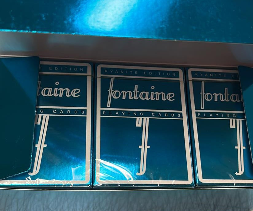 Kyanite Foil Fontaines Playing Cards by Fontaine