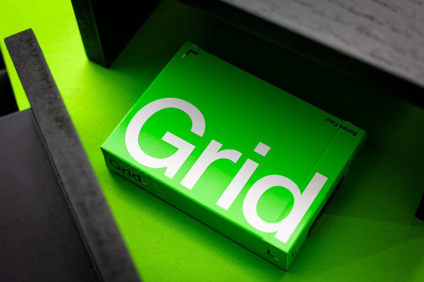 Grid Series Four Typographic Playing Cards Playing Cards by Luke Wadey