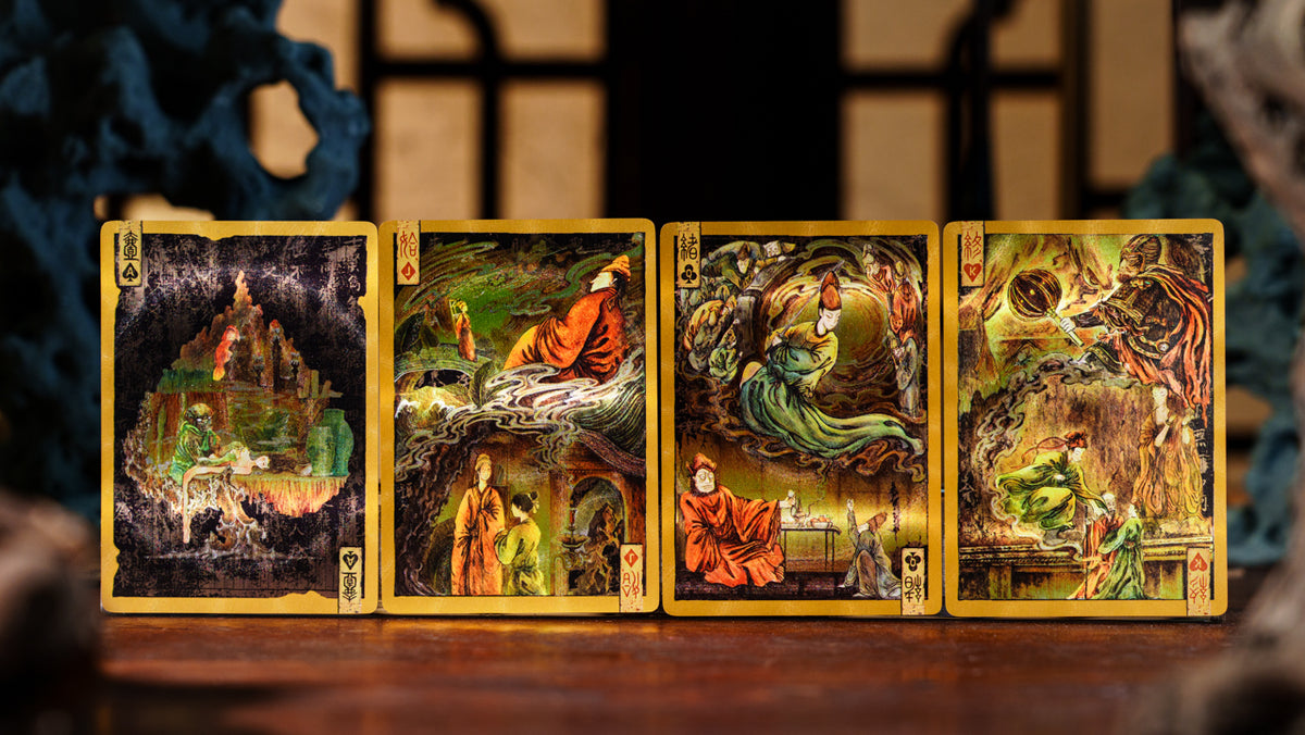 LiaoZhai Playing Cards - Wooden Boxset