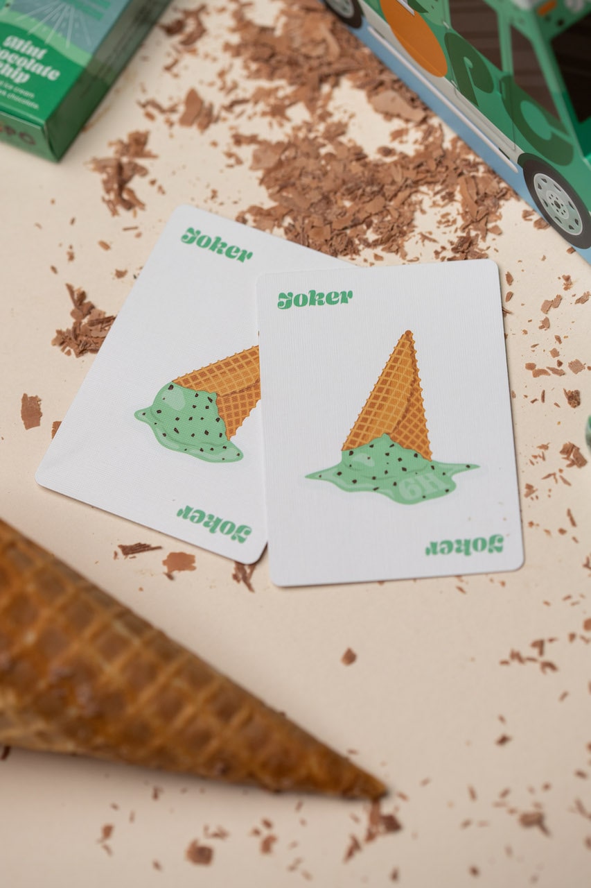 Scoops Playing Cards Playing Cards by Organic Playing Cards