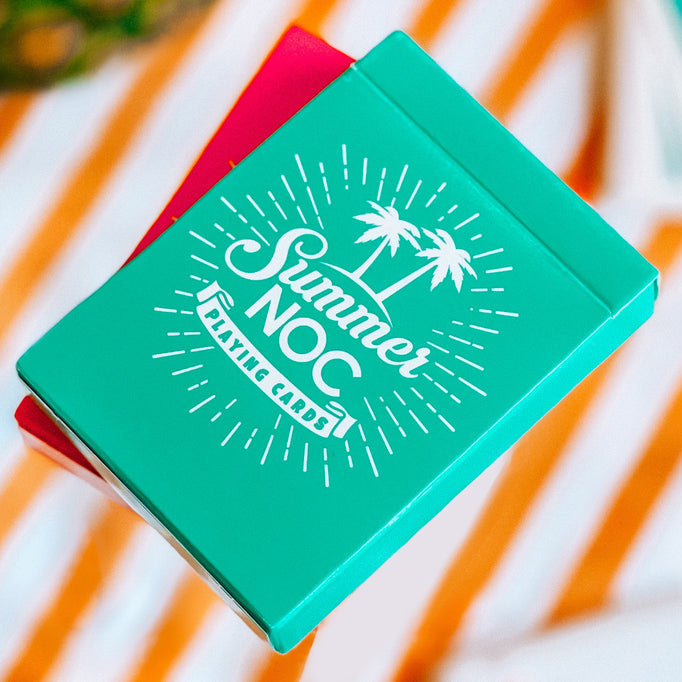 Noc Pro Sunrise Teal Summer Playing Cards
