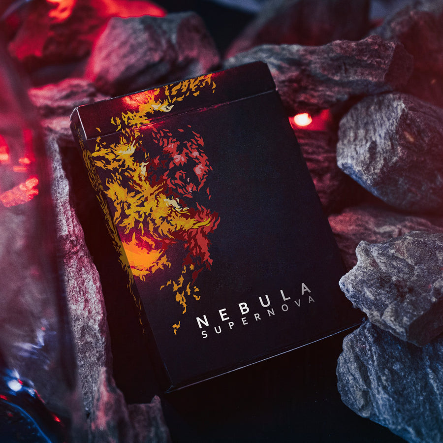 Nebula Supernova Playing Cards Playing Cards by Emily Sleights