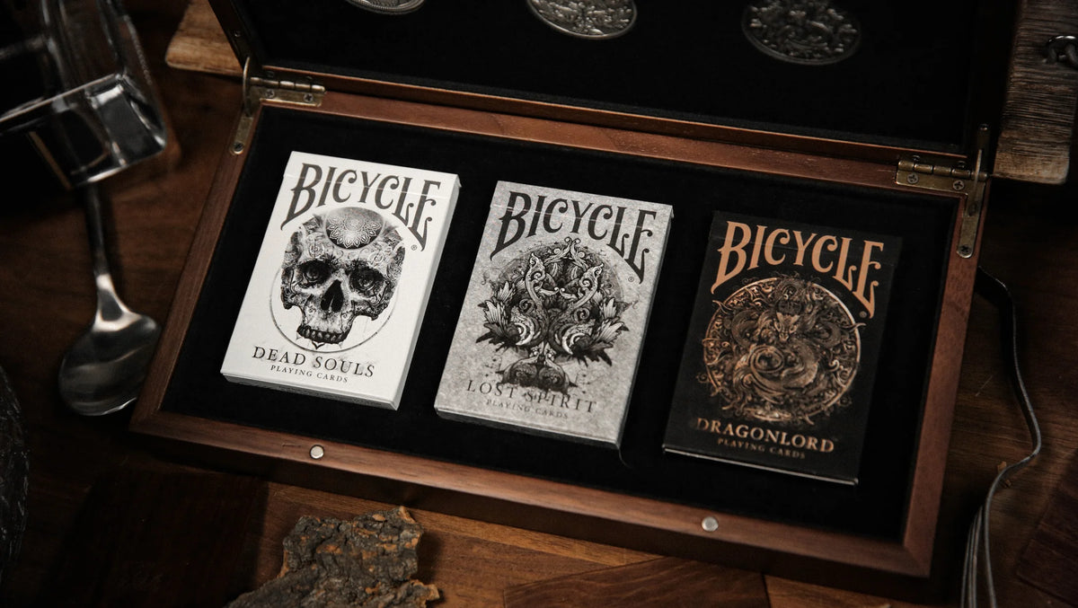 Apocalypse Bicycle Playing Cards - Wooden Box Set Playing Cards by TCC Playing Card Co.