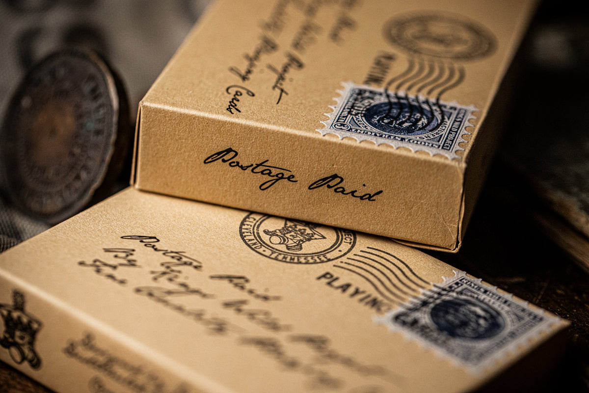 Postage Paid Blue Edition Playing Cards Playing Cards by Kings Wild Project