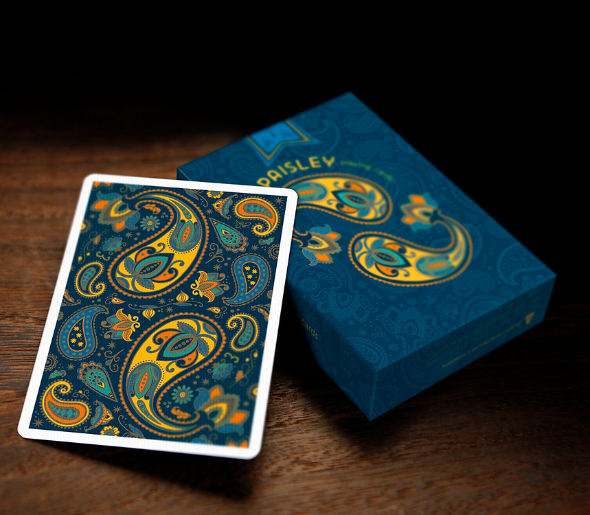 Paisley playing cards ペイズリー 新品12デック Paisley Poker Playing Cards - Table Top Game Cards – Rare