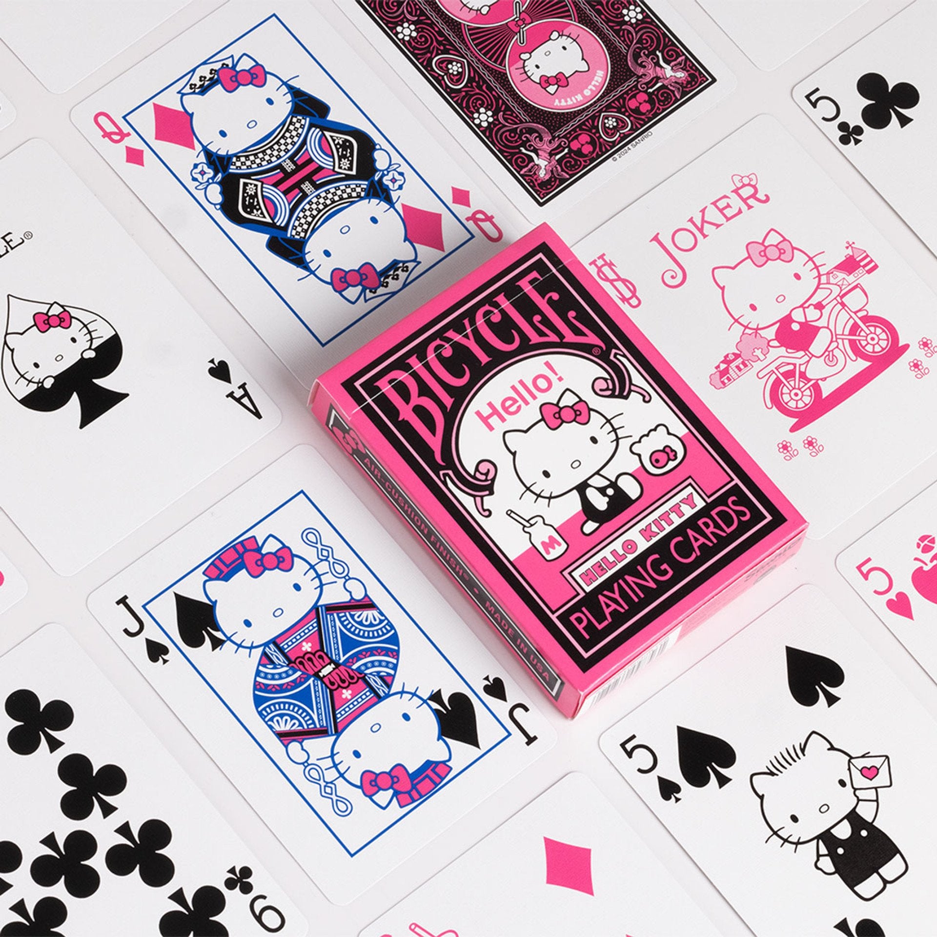 bicycle playing cards shop near me Bicycle Disney Hello Kitty Black & Pink Playing Cards