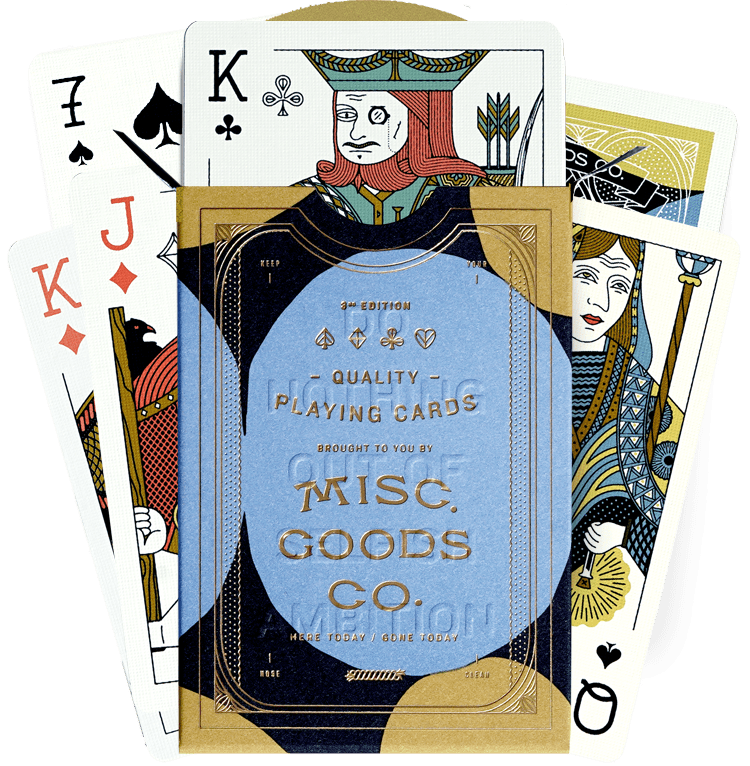 Playing Cards - Premium Grade, Made in USA – Misc. Goods Co.