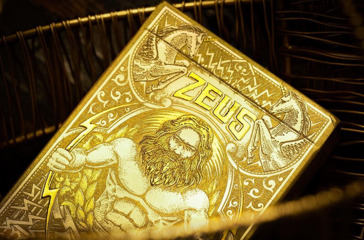 Zeus Playing Cards Playing Cards by Chamber of Wonder