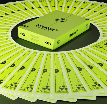 Uranium 52 Playing Cards - Limited Edition Playing Cards by Uranium & Biohazard 52 Playing Cards