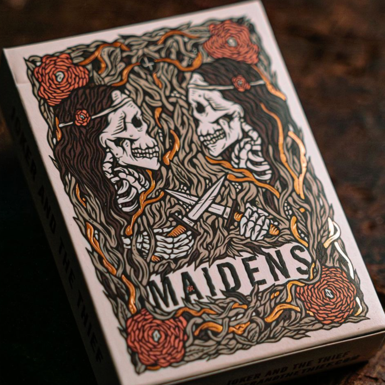 Maidens Cold Foil Playing Cards Playing Cards by Joker and the Thief