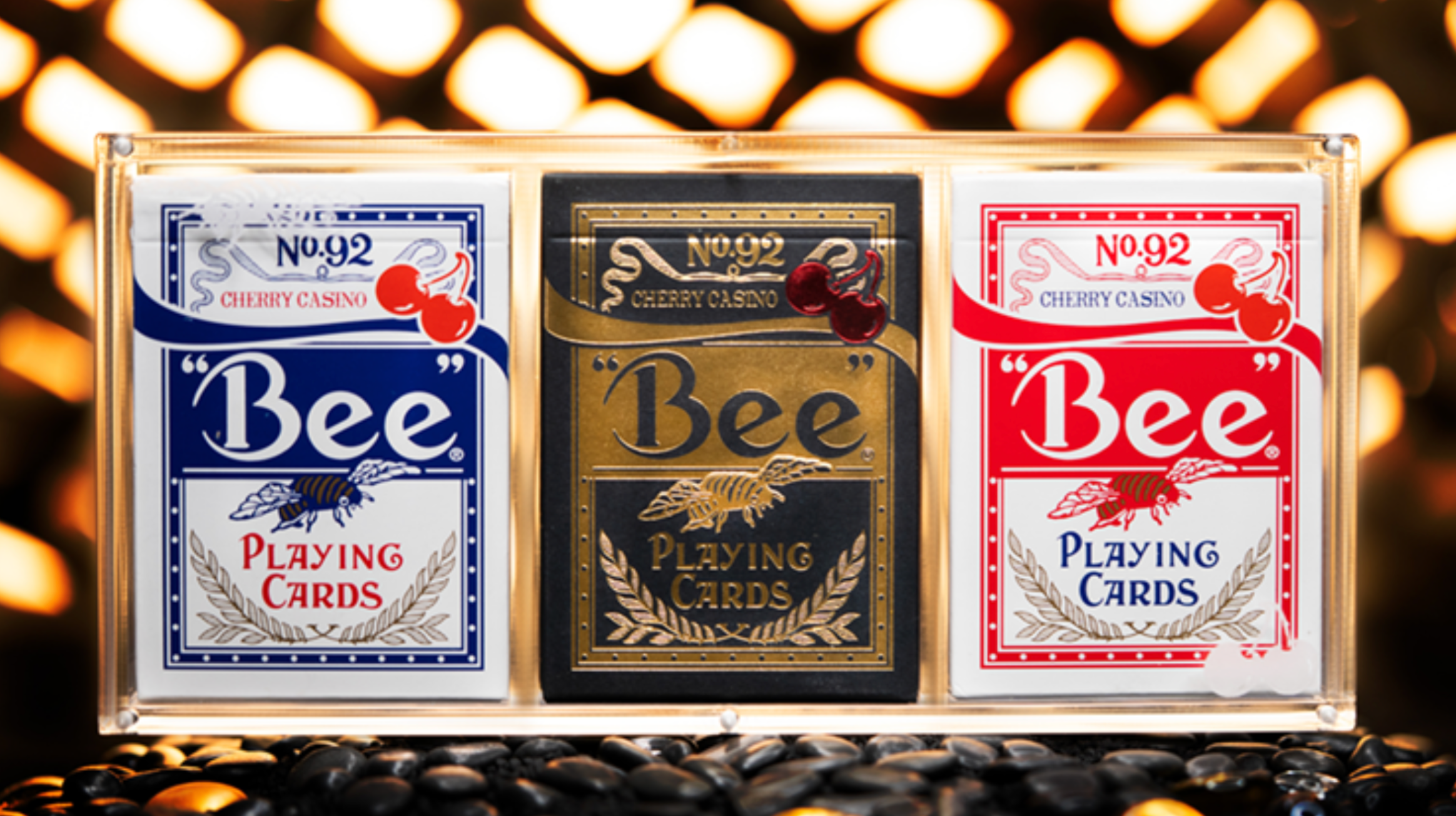 Cherry Casino チェリーカジノ 9点 レアデック Beeストック Limited Bee X Cherry (Blue) Playing Cards – 52Kards