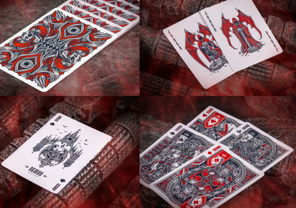 Demon V2 Vengeance Edition Playing Cards Playing Cards by Card Mafia