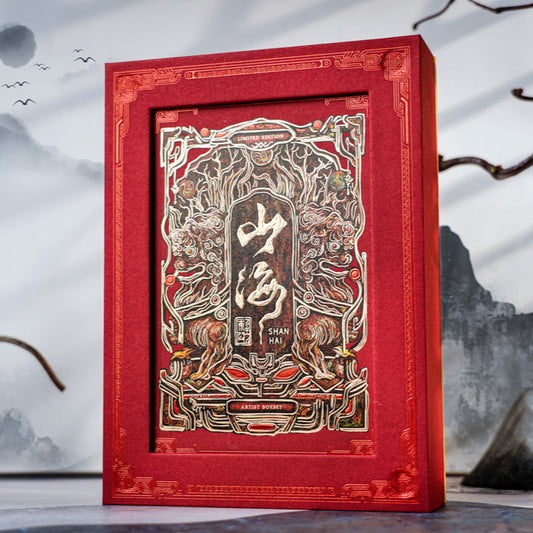 Red Shanhai Artist Box Set from Ark Playing Cards