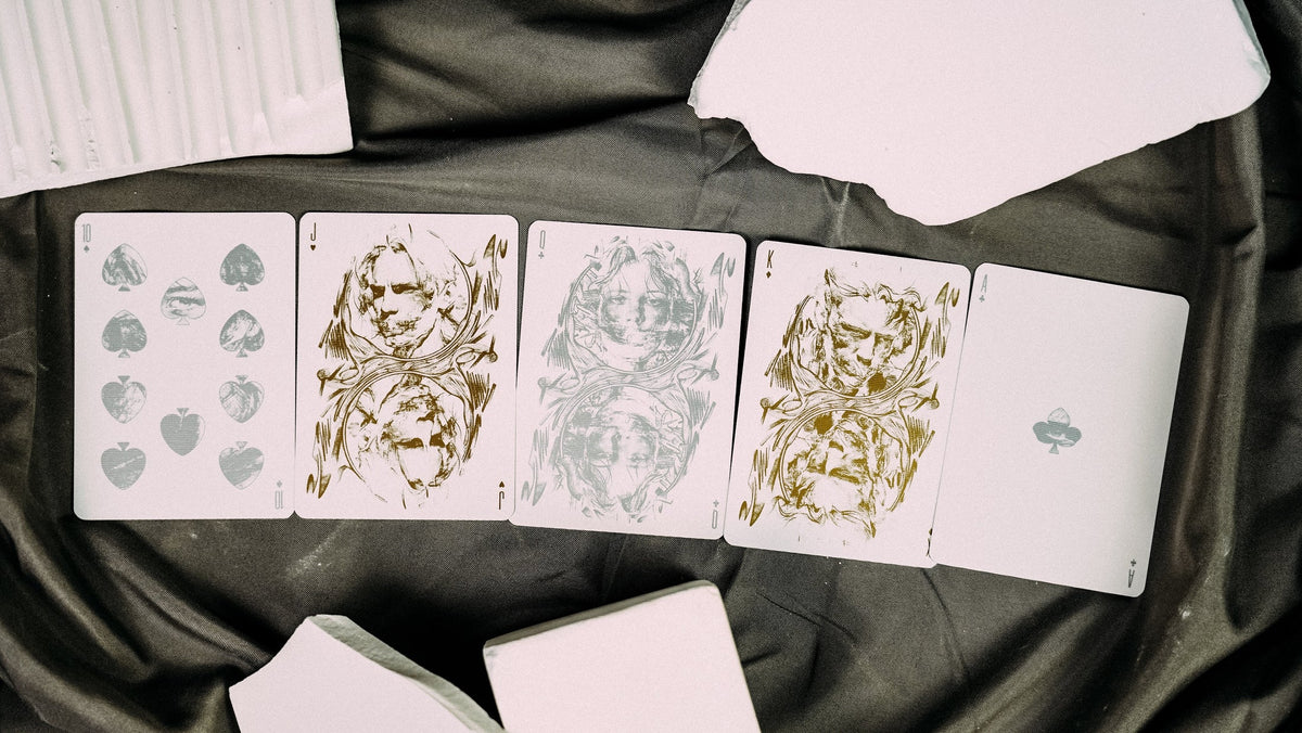 Silent Playing Cards - Deluxe Lacquer Collector's Box Set Playing Cards by Alpha Playing Cards