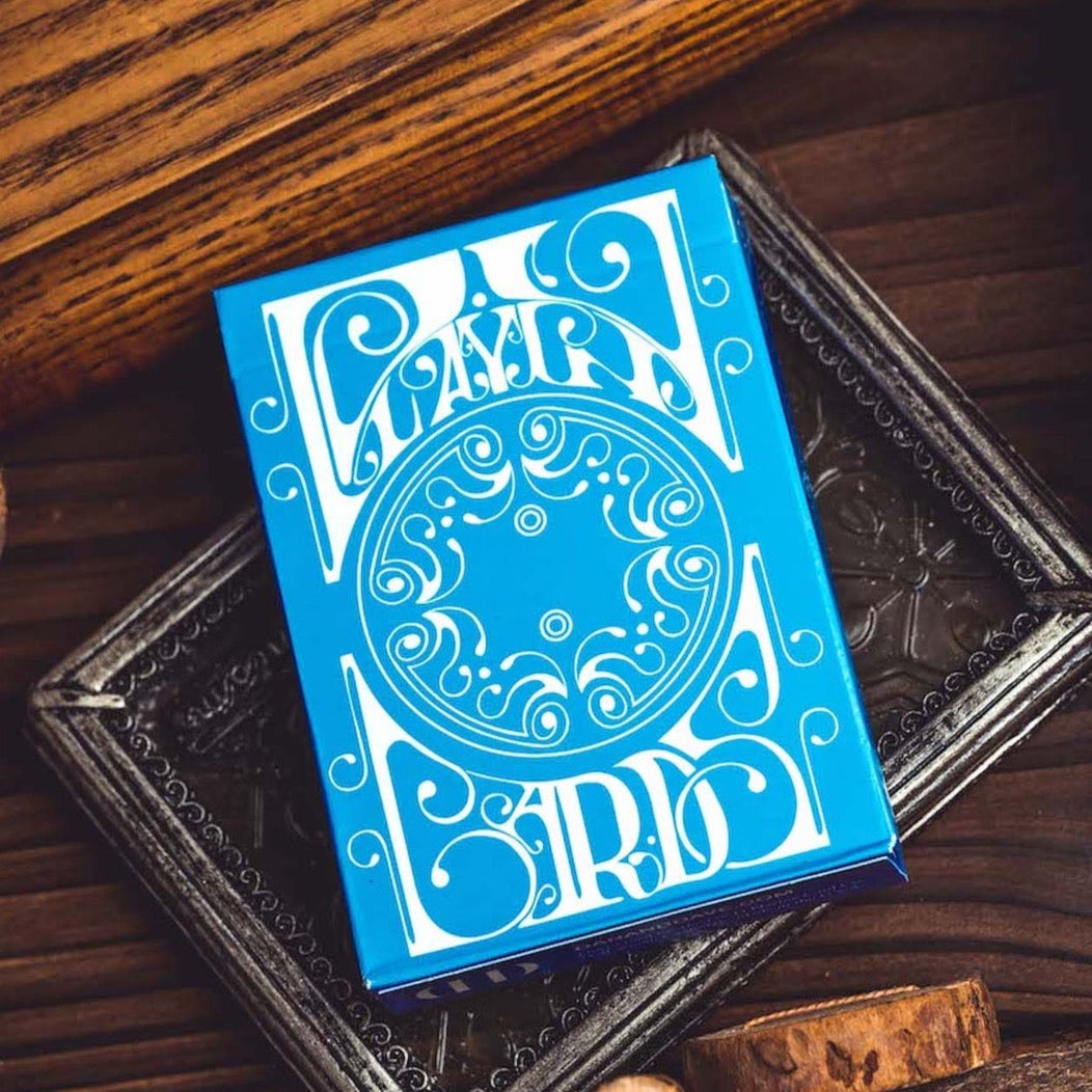 Smoke & Mirrors V9 - Blue Playing Cards