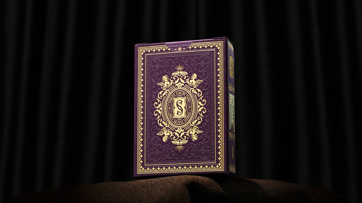 Stories Vol. 5 Purple Gilded Playing Cards Playing Cards by Vanda