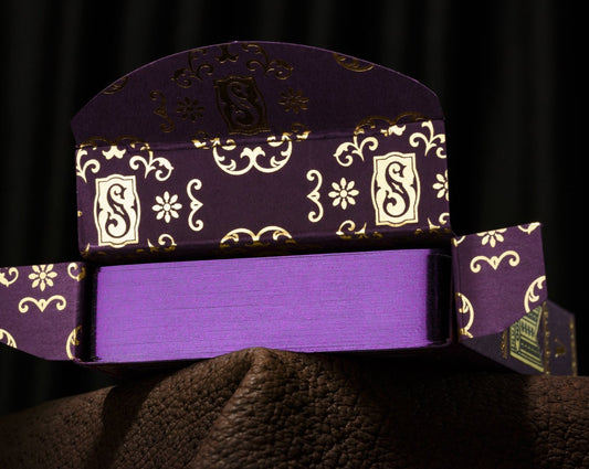 Stories Vol. 5 Purple Gilded Playing Cards Playing Cards by Vanda