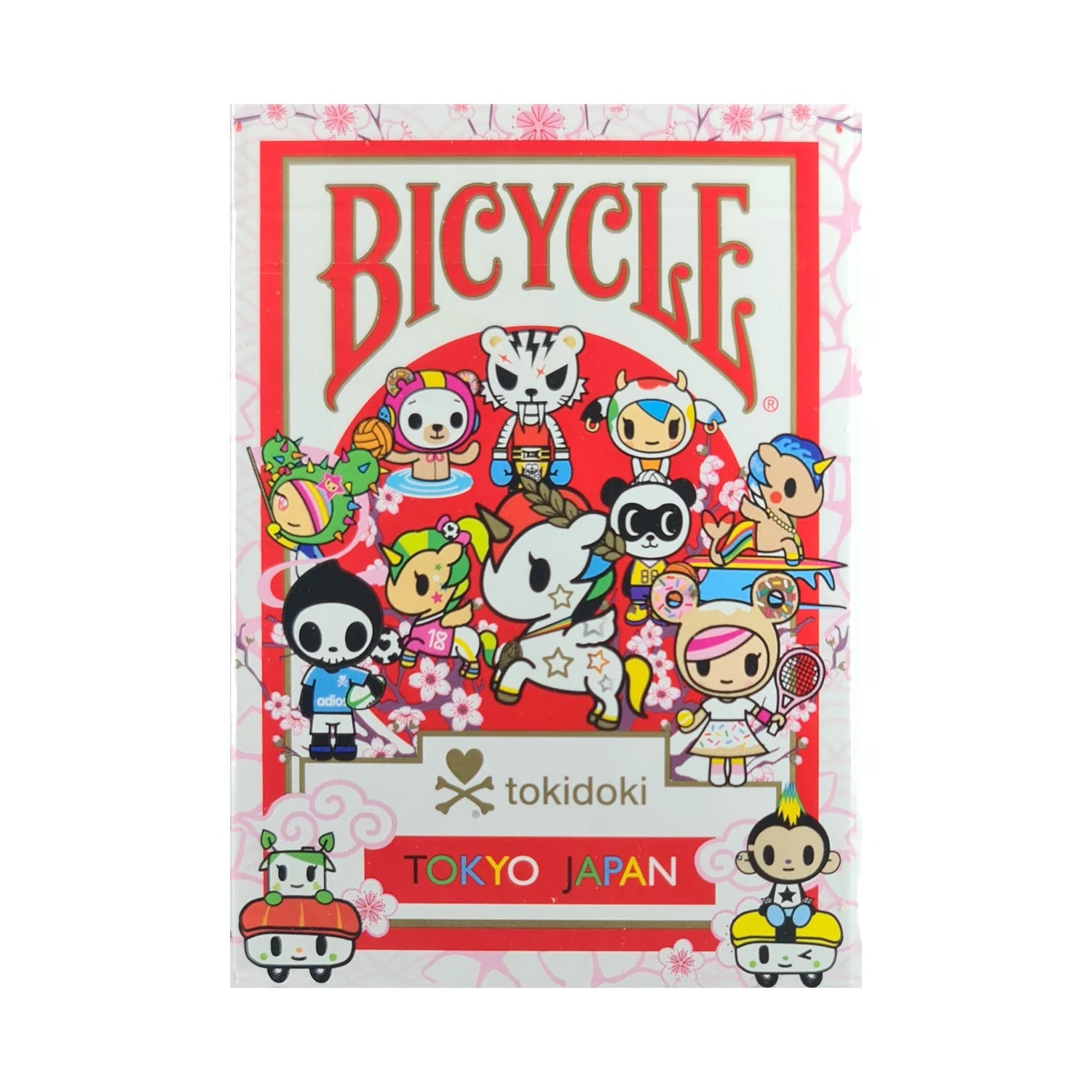 Bicycle Tokidoki Sports Red Playing Cards - Japanese Playing Cards Bicycle Tokidoki Sports Red Playing Cards - Japanese Playing Cards