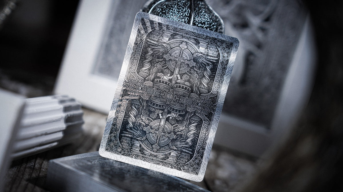 Halidom Silver Sacred Playing Cards Playing Cards by Ark Playing Cards