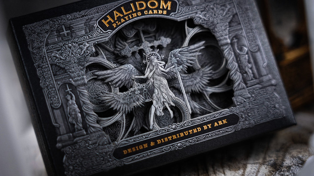 Halidom Silver Sacred Playing Cards Playing Cards by Ark Playing Cards