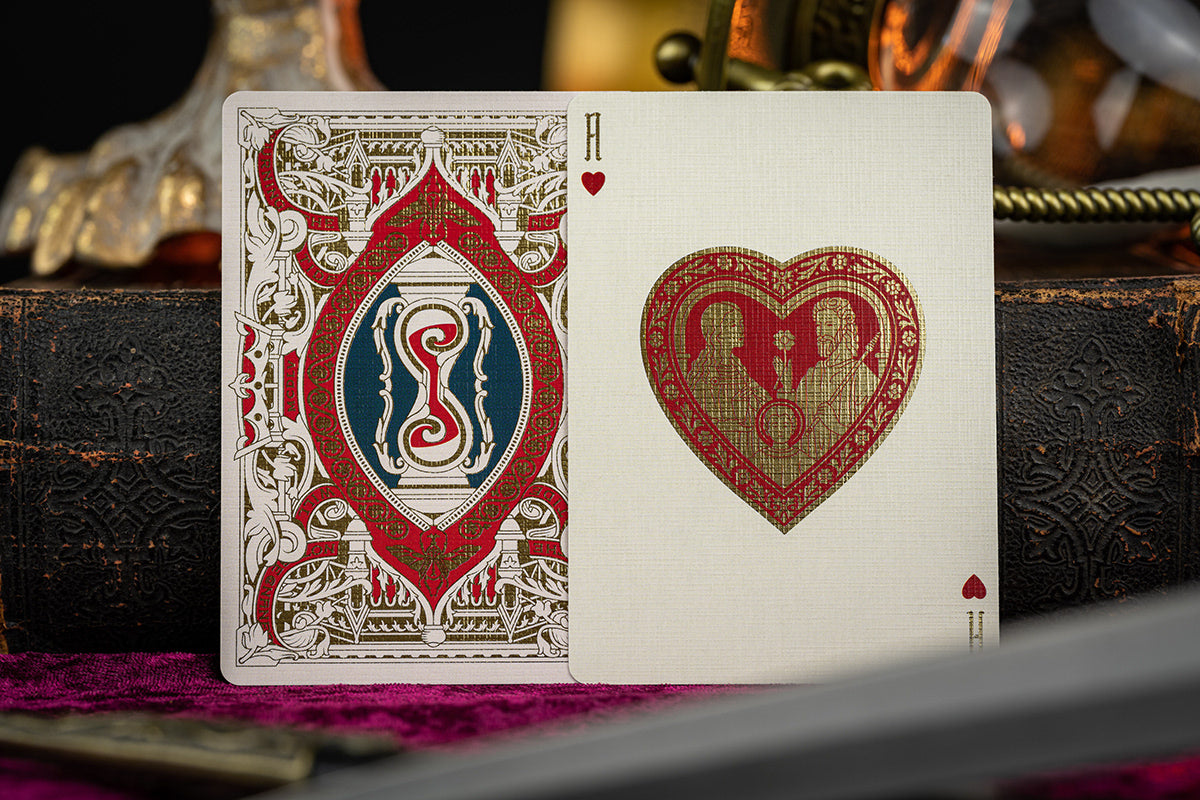 The Successor Monarch White Playing Cards Playing Cards by The Gentleman Wake